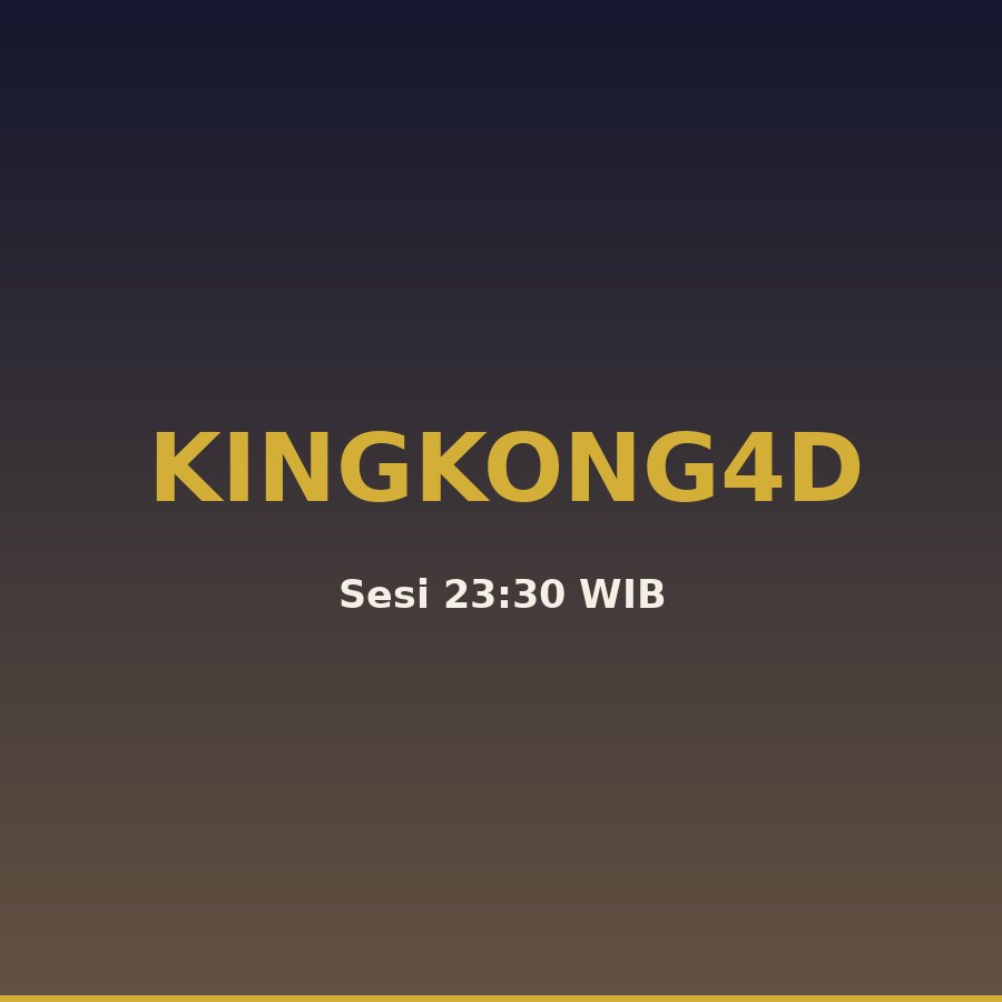 Paito Kingkong 4D Angka Ikut 23 Hari Ini 6 Oktober 2026 (59381)